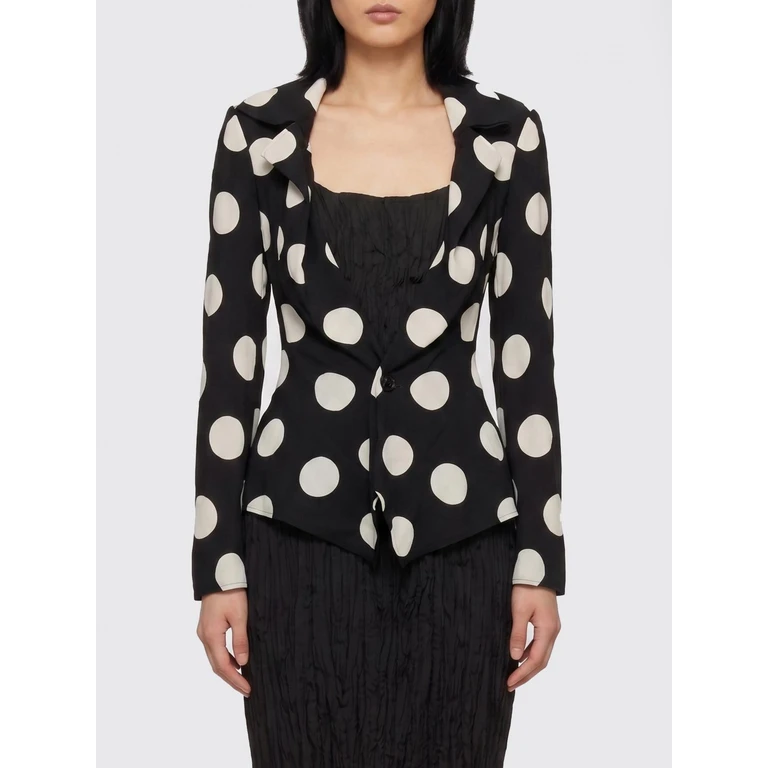 Jacket Woman color Black (JQJ029BLACKOFFWHITE)