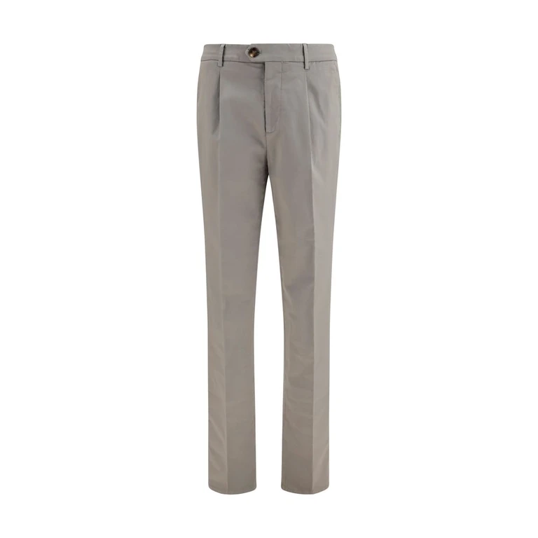 Brunello Cucinelli Bicolor Cotton Chino Pants - Men