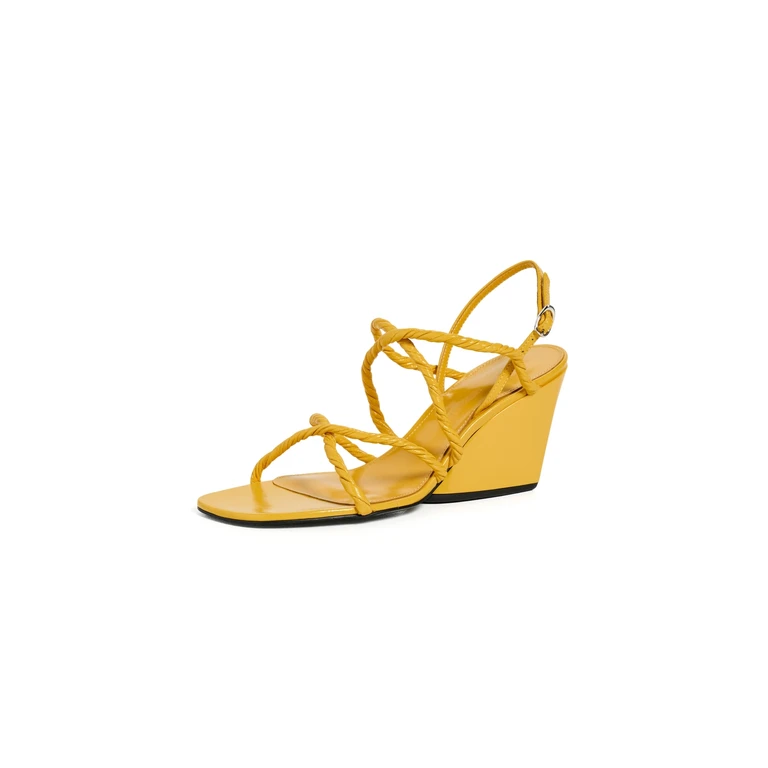 Proenza Schouler Twist Slant Sandals Sun 41