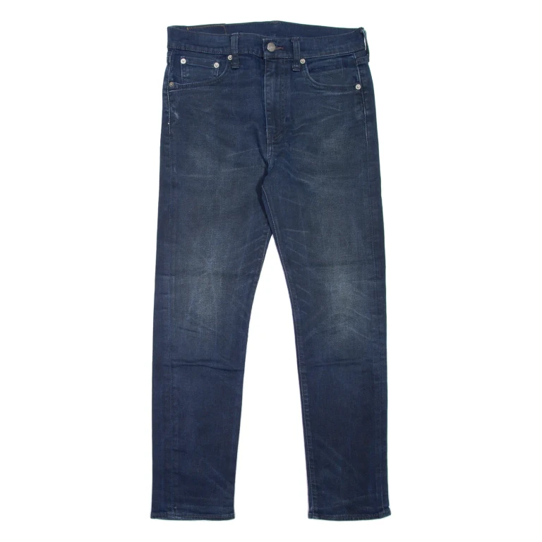 LEVI'S 522 Mens Jeans Blue Slim Tapered Stone Wash W30 L27