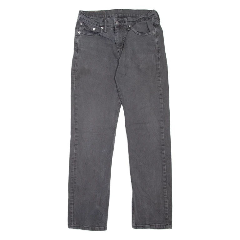 LEVI'S 514 Jeans Mens Grey Slim Straight W30 L32