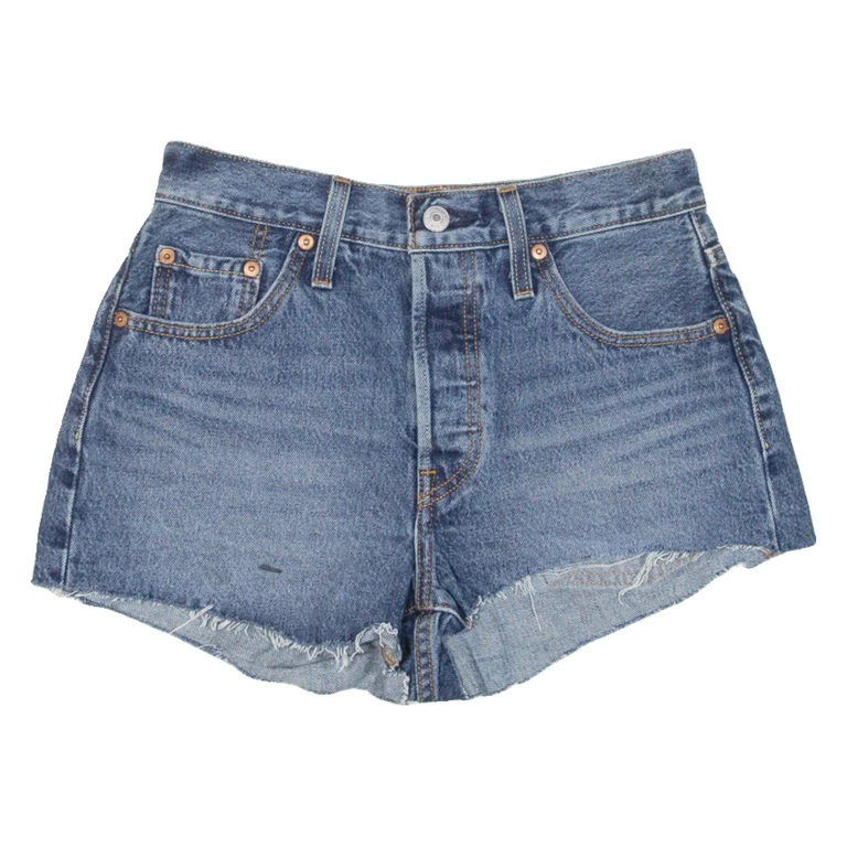 LEVI'S 501 Womens Denim Shorts Blue XS W25