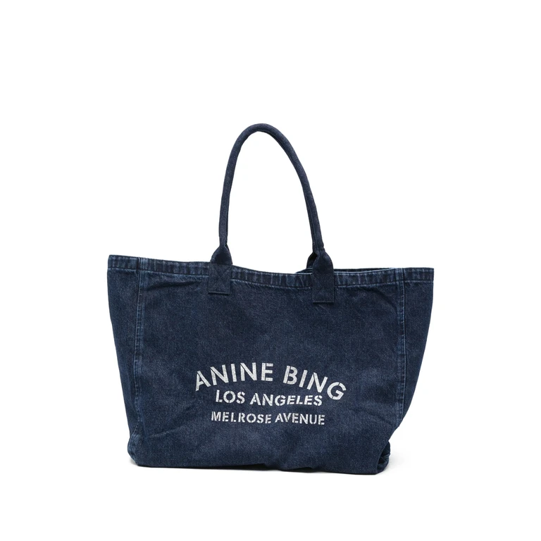 Anine Bing Logo-print Shoulder Bag