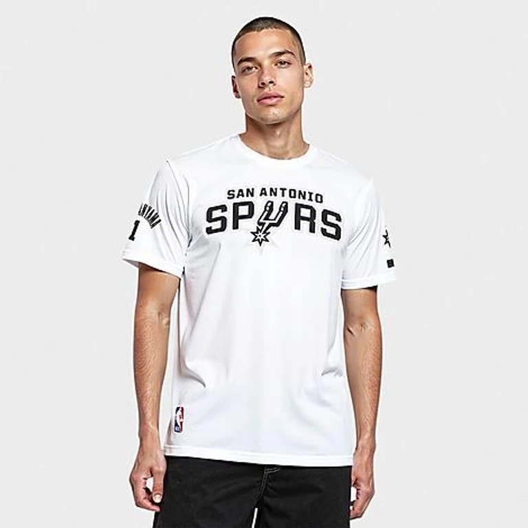 Men's Victor Wembanyama San Antonio Spurs NBA Classic Name and Number T-Shirt in Black Size: Small