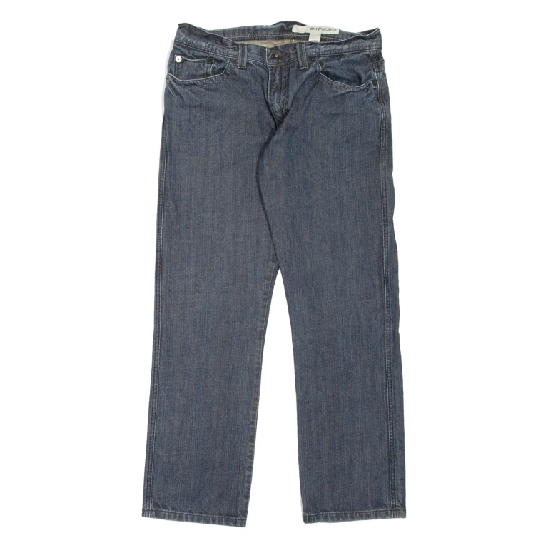 DKNY Bleecker Mens Jeans Blue Regular Straight W32 L30