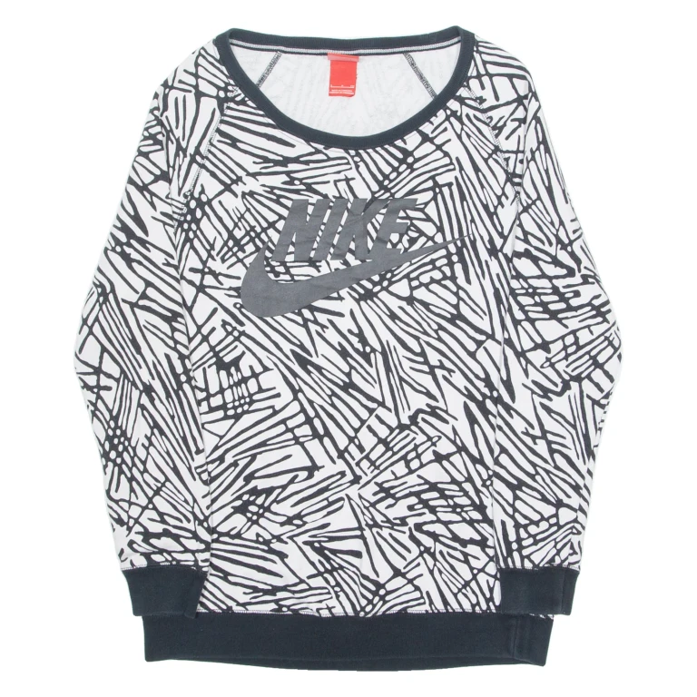 NIKE Womens Sweatshirt White S (OO3-061224-5202)