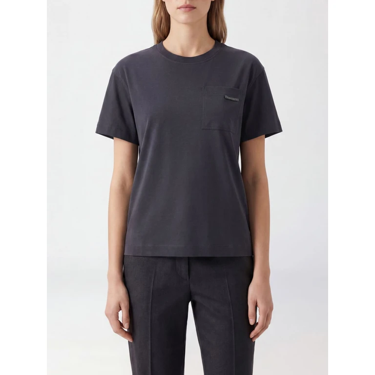 T-Shirt Woman color Charcoal (M0T81EC710C7186)