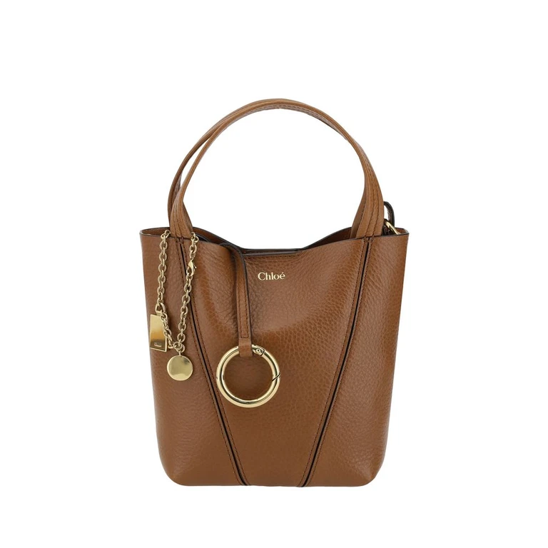 Chloé Brown Calf Leather Bos Taurus Shoulder Bag - Women (CHCH25SS812N8426MBB)