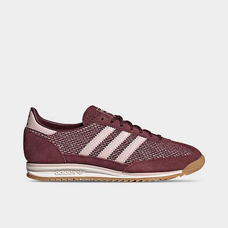 adidas Women's Originals SL 72 OG Casual Shoes in Shadow Red/Sandy Pink/Off White Size: 5.0