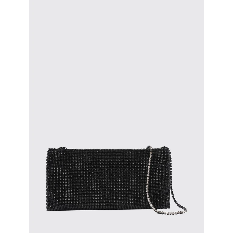 Your Best Friend Crystal-Embellished Satin Mini Bag (0015013)