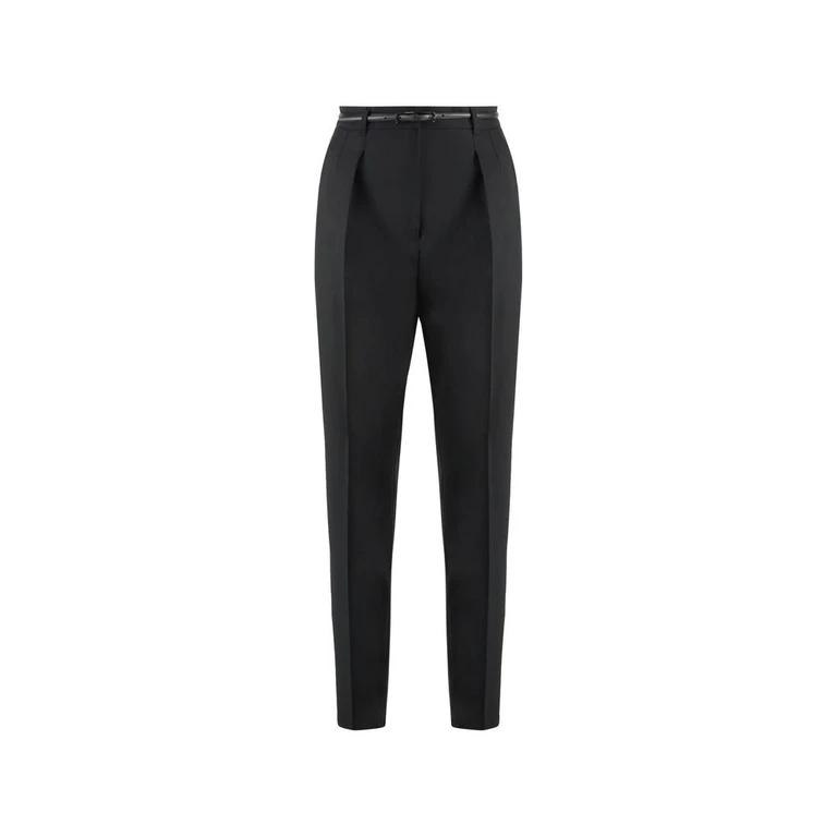 Max Mara Black Elastane Dress Pants - Women