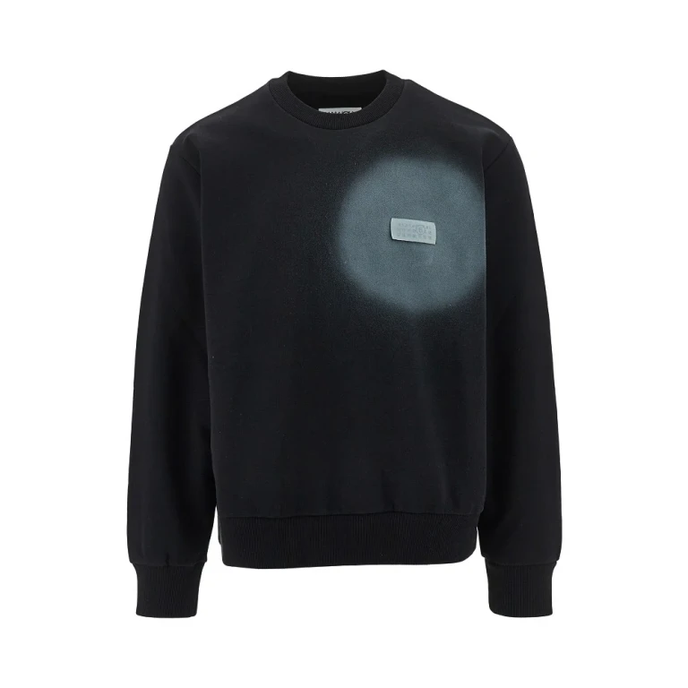 Spray print sweatshirt Man S
