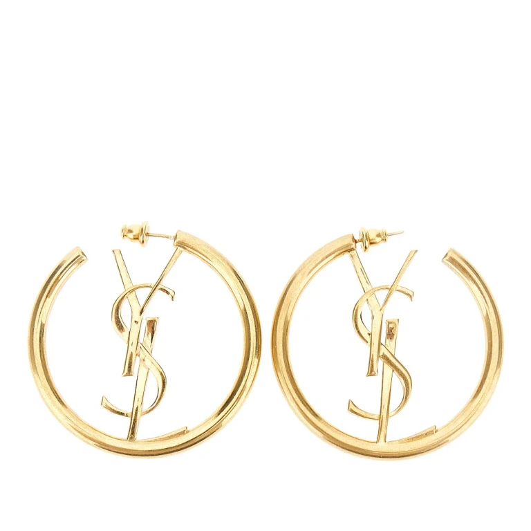 SAINT LAURENT 'Cassandre' earrings Woman One Size