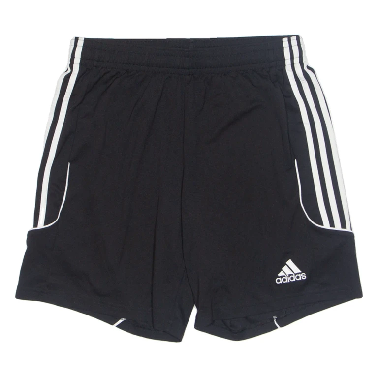 ADIDAS Mens Sports Shorts Black Relaxed L W30