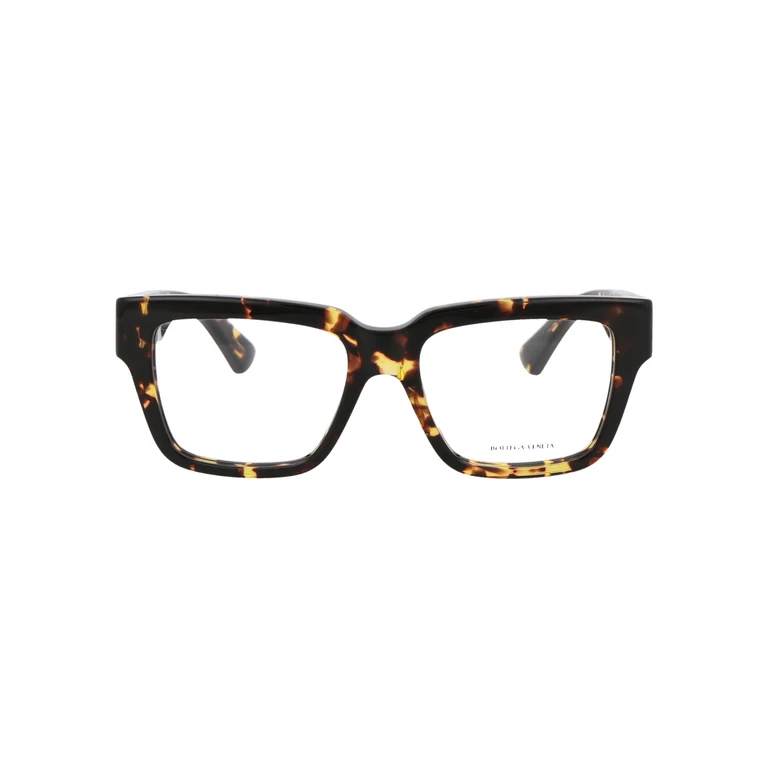 Bottega Veneta Bv1222o 002 Havana Transparent Acetate Optical - Women