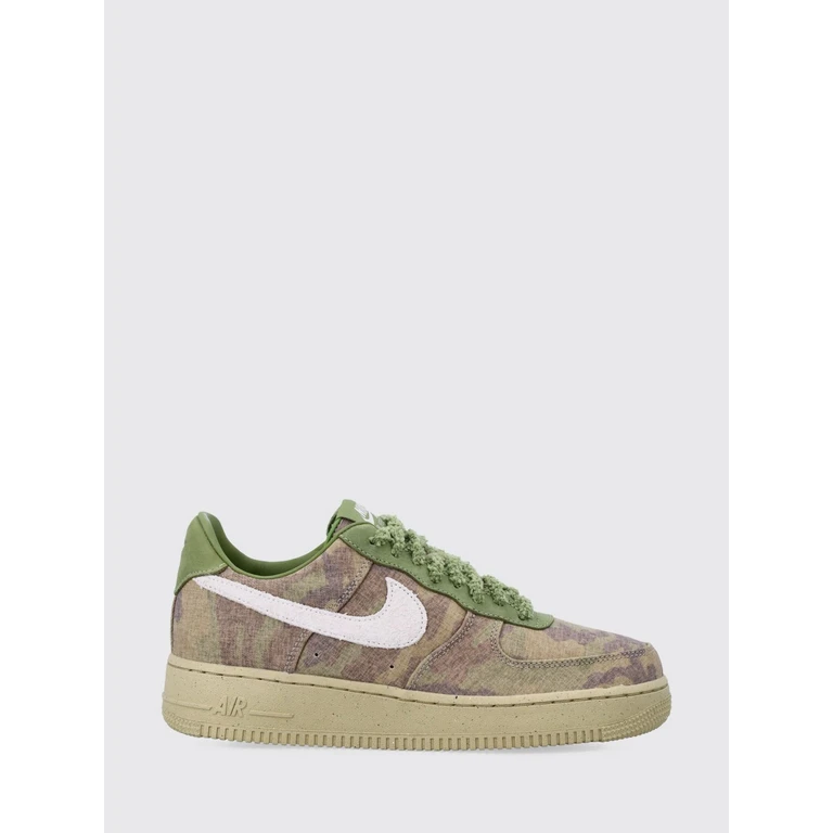 Air Force 1 Canvas and Leather Trainers with Camouflage Print and Logo (IO5011300)
