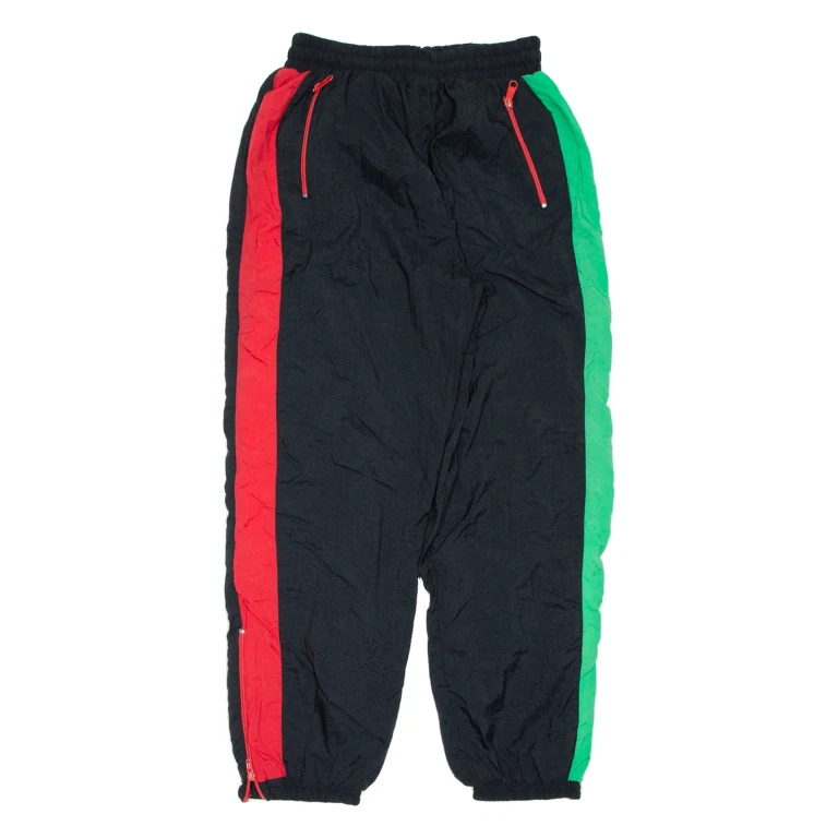 Womens Track Pants Black Tapered L W27 L28
