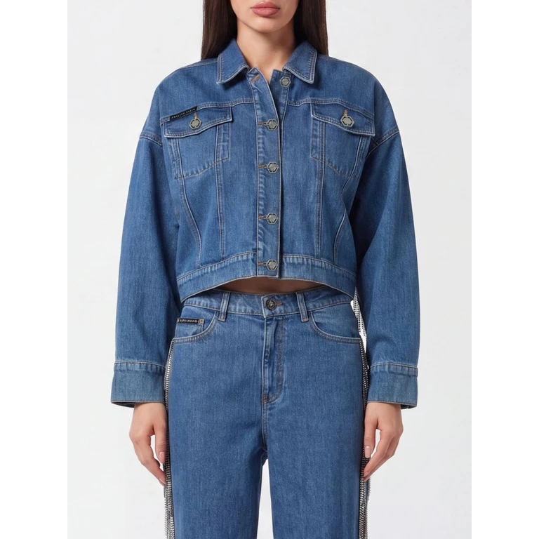Jacket Woman color Denim (FAECWDB0659PDE004N72MC)