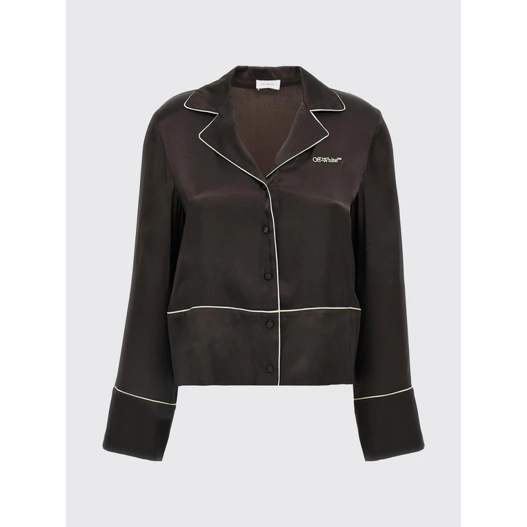 OFF-WHITE Shirt Woman color Black (OWGE028S25FAB0016G14)