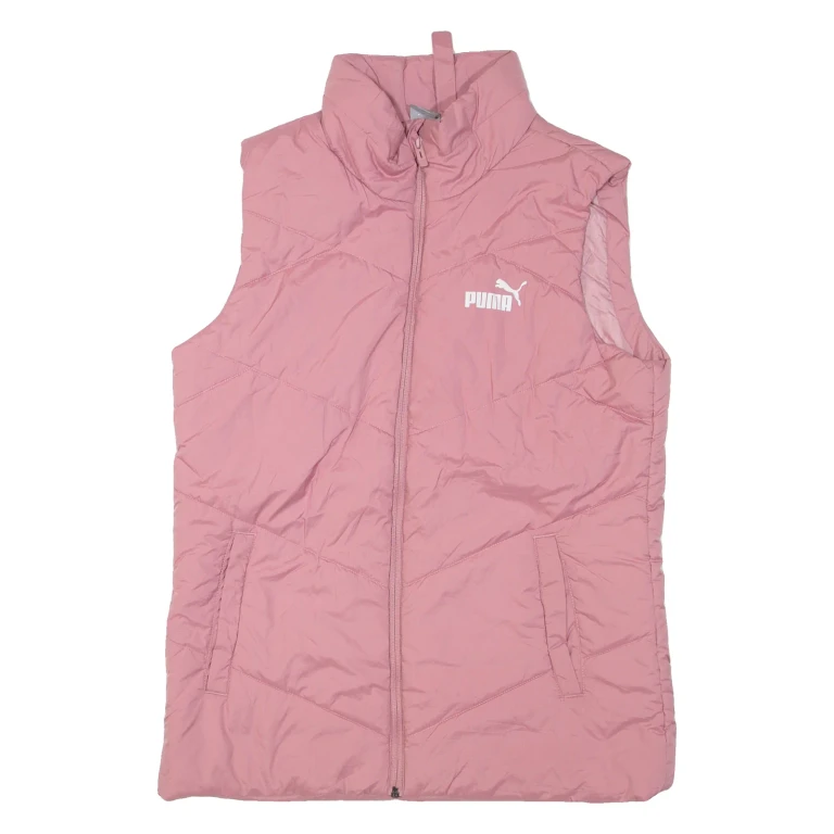 PUMA Womens Puffer Gilet Pink M