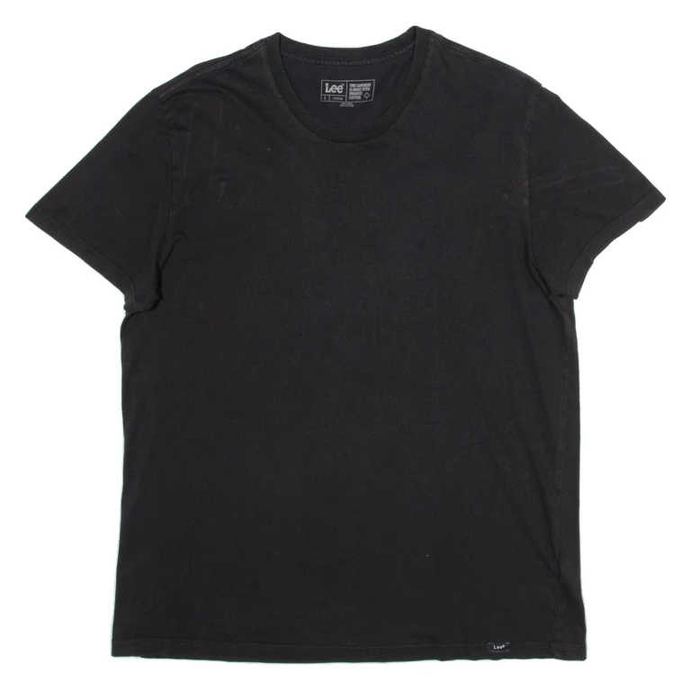 LEE Mens T-Shirt Black L