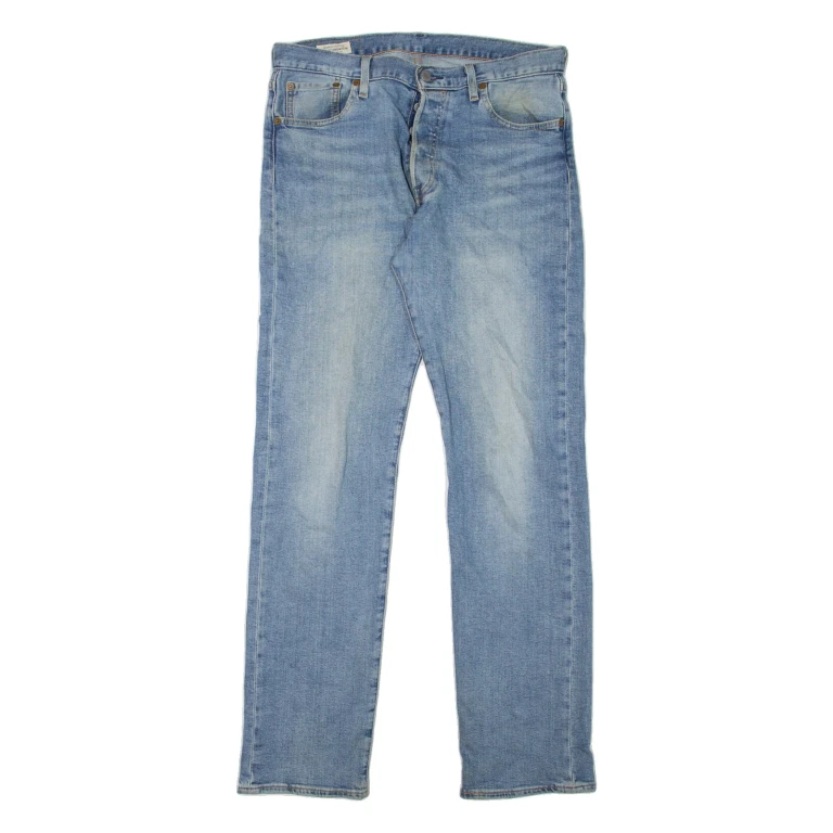 LEVI'S 501 BIG E Jeans Mens Blue Regular Straight Stone Wash W30 L32