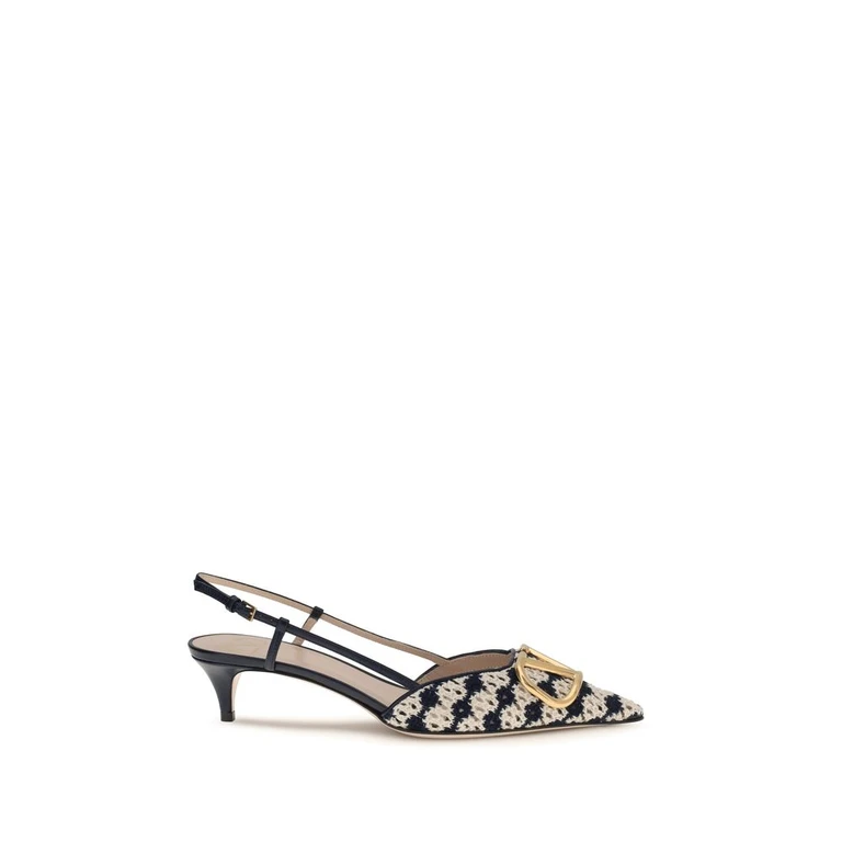 Valentino Garavani Multicolor Goatskin Mid Heel Pumps - Women