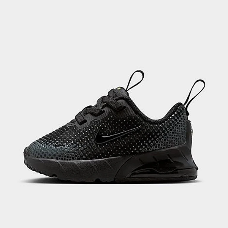 Nike Kids Toddler Air Max Phoenix Stretch Lace Casual Shoes in Black/Anthracite/Metallic Dark Grey Size: 2.0