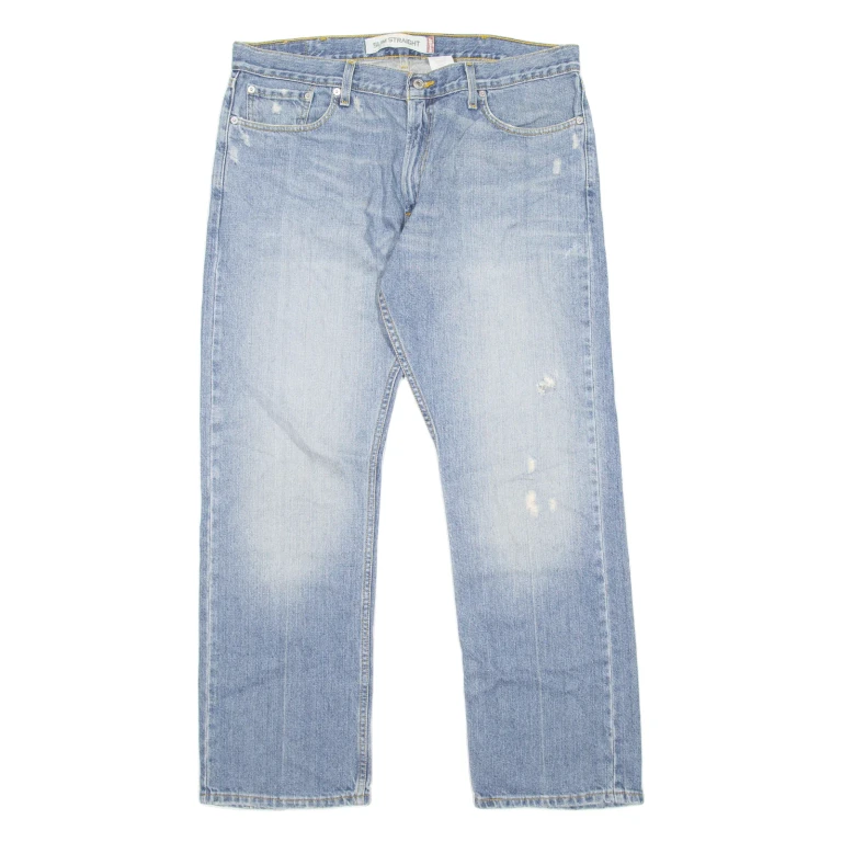 LEVI'S 514 Jeans Mens Blue Slim Straight W38 L30