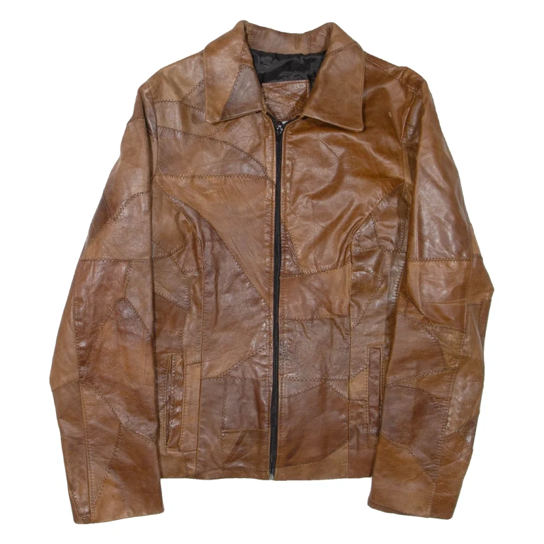 Mens Jacket Brown Leather M