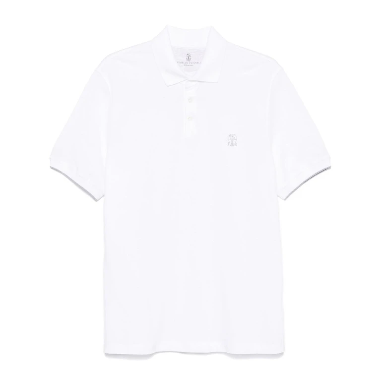Brunello Cucinelli Short Sleeve Polo Shirt With Logo