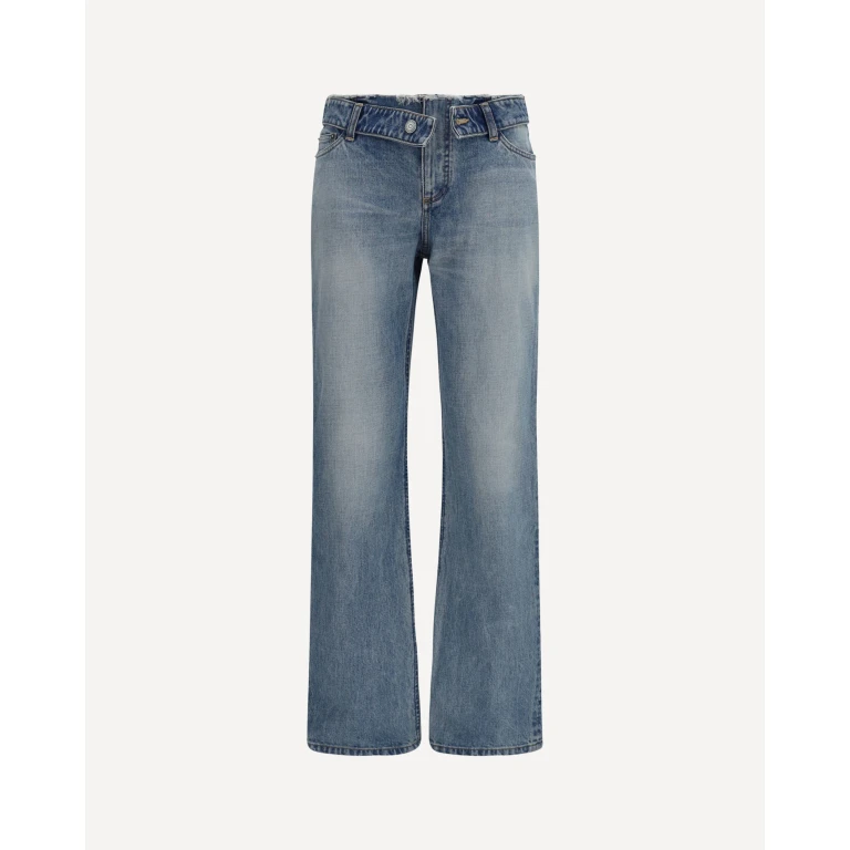 ALEXANDER McQUEEN Faded pure cotton Jeans Female 26