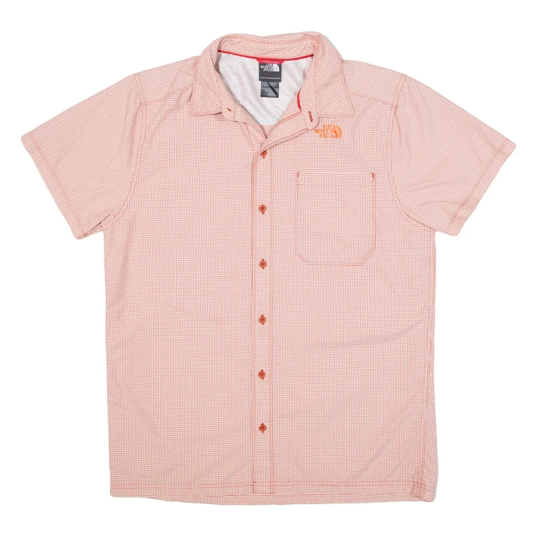 THE NORTH FACE Mens Shirt Red Check M