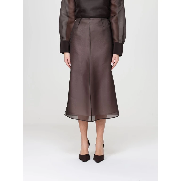 Skirt Woman color Brown (TG1110U4117M74)