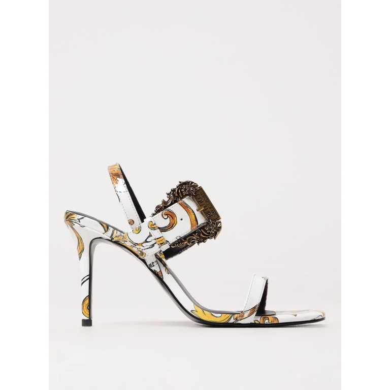 Heeled Sandal Woman color White (78VA3S71ZS366G03)