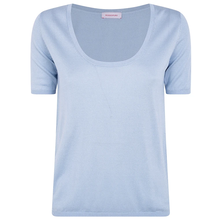 ROSSO PURO Short Sleeved U Neck T-Shirt