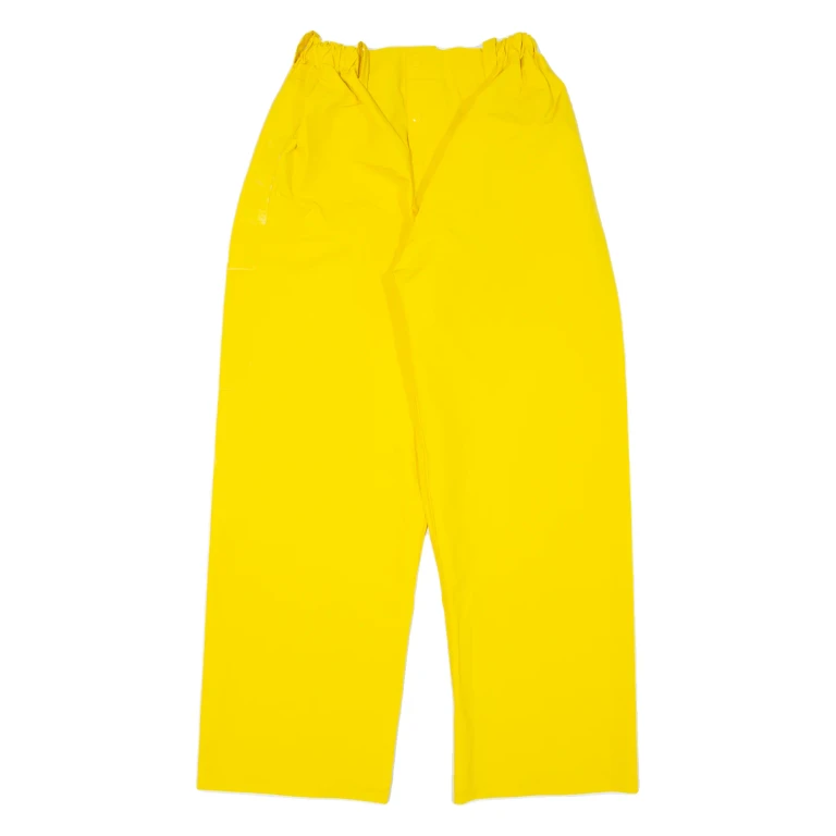 Outdoor Rain Overtrousers Mens Trousers Yellow Relaxed Straight W24 L28