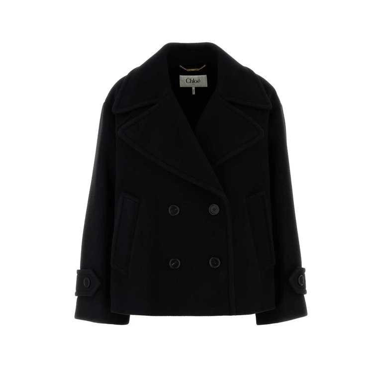 Chloé Black Cappotti