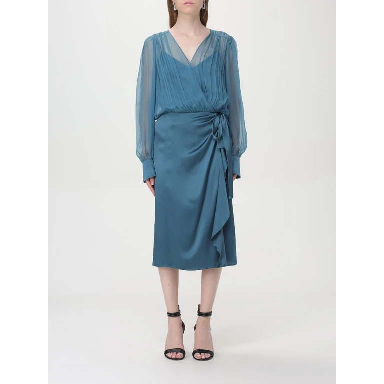 ALBERTA FERRETTI Dress Woman color Teal (042366140324)