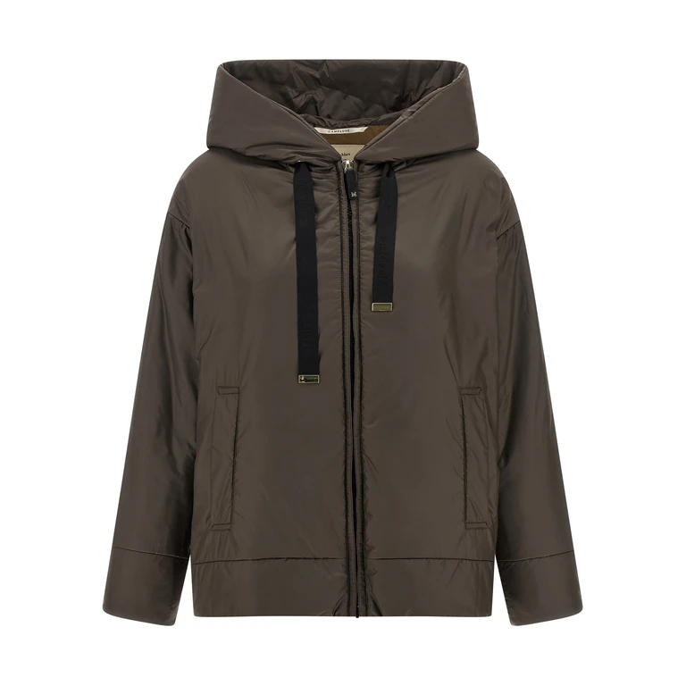 Max Mara Brown Polyester Shell Jacket Clothing - Women