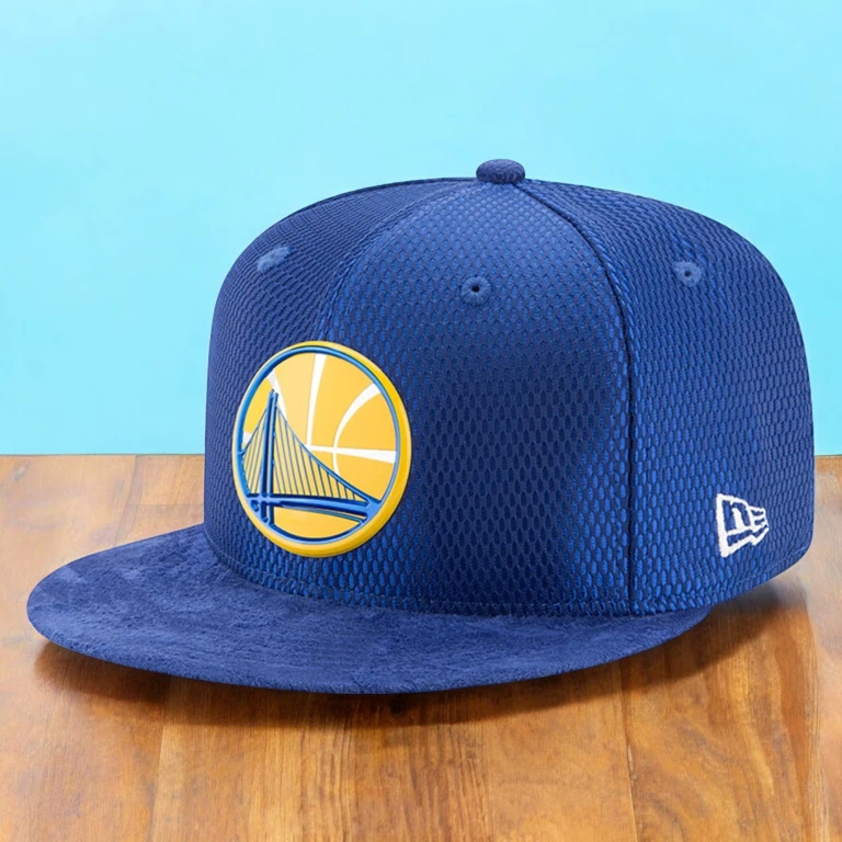 Men's NBA Gs Warriors Suede "On The Court" 5950 Fitted Hats