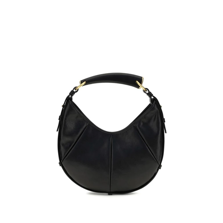 Saint Laurent Black Calf Leather Bos Taurus Shoulder Bag - Women