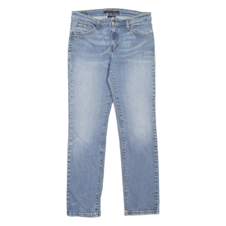 LEVI'S Mid Rise Womens Jeans Blue Slim Skinny Stone Wash W28 L29
