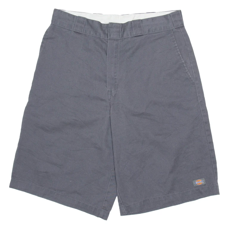 DICKIES Mens Workwear Shorts Grey Relaxed M W34