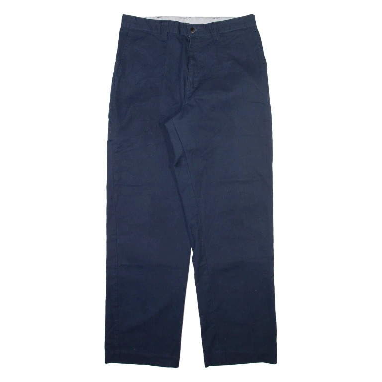 DICKIES Mens Trousers Blue Regular Straight W34 L32