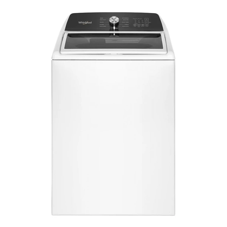 Top Load Impeller Washer with Built-in Faucet in White