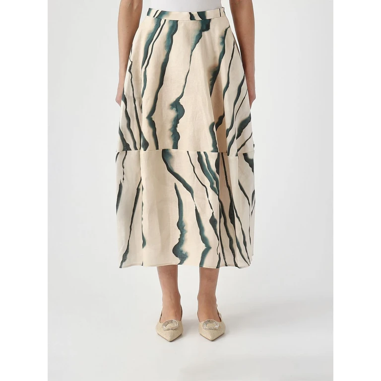 Skirt Woman color Ecru (L6SL80SEA-3)