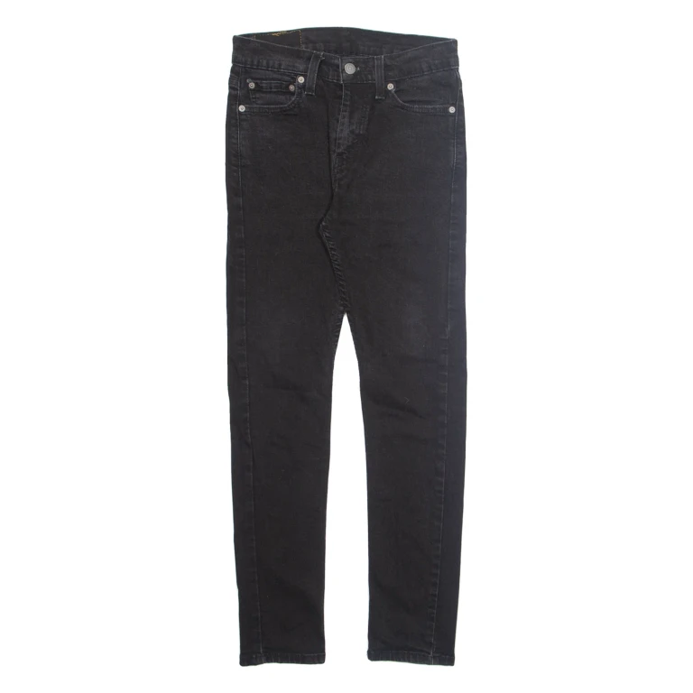 LEVI'S 510 Jeans Mens Black Slim Skinny W27 L30