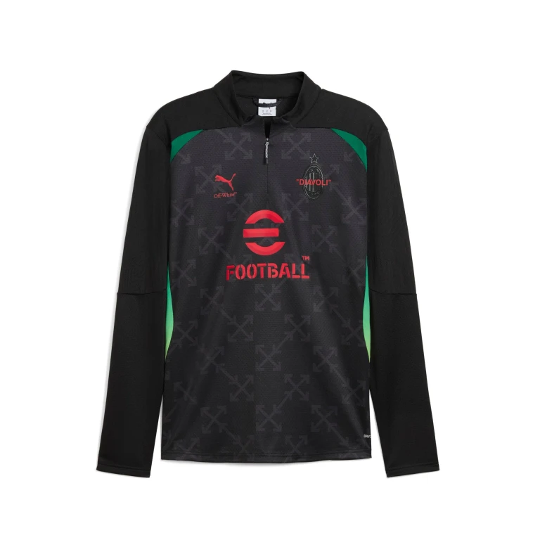 Men's Acm X Off-White Prematch 1/4-Zip Long Sleeve Top Long Sleeve Shirts