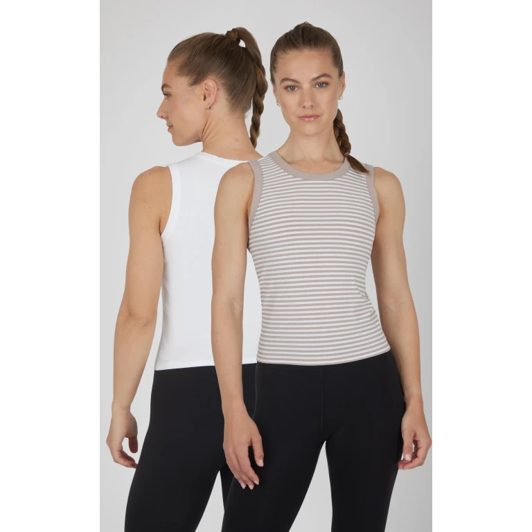 2 PK Ribbed Cambria Tank